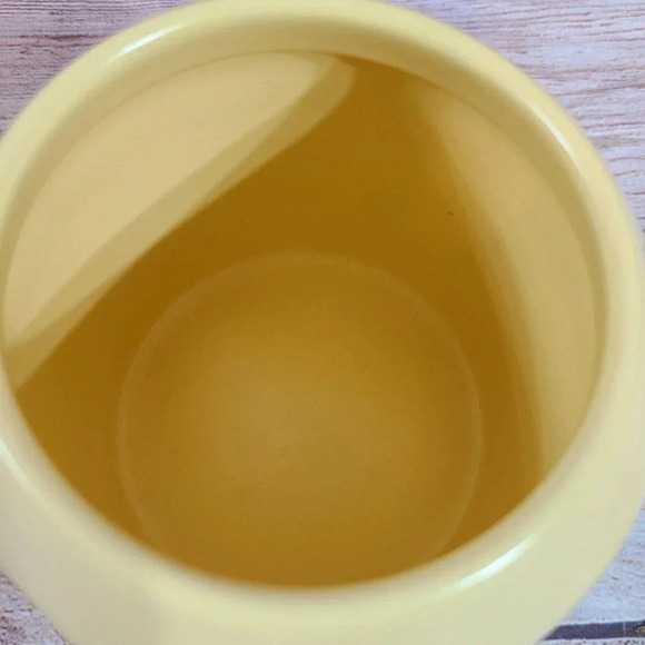 Rae Dunn TWEET JAR Canister with Lid Yellow Ceramic Farmhouse 7.5" - Picture 5 of 6